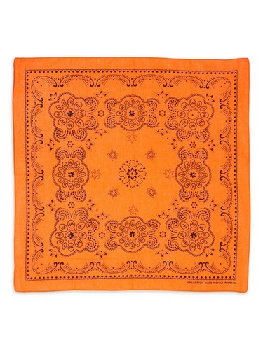 Orange western star bandana - orange,