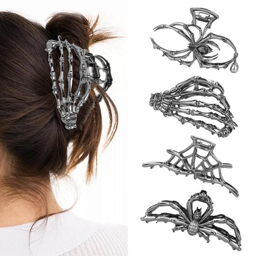 Spider hair claw clips pack - spider, clips,