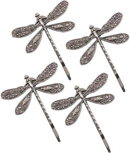 Pcs silver dragonfly - 4,
