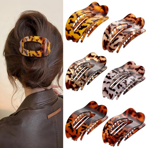 Flat hair clips - clips, 6