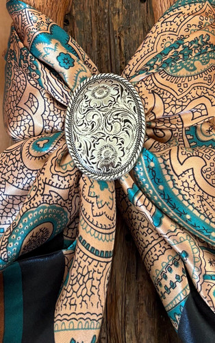 Floral scarf slide - slide, -bandana