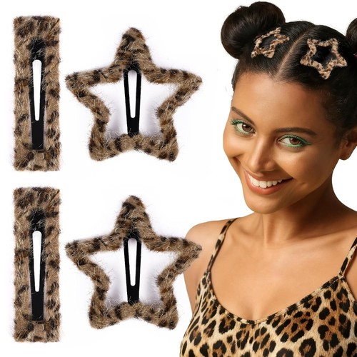 4pcs hair clips star - clips,