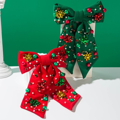 Christmas new style bow spring - christmas,