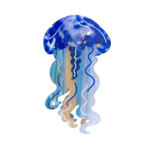 Fantasy blue jellyfish hair - fantasy,