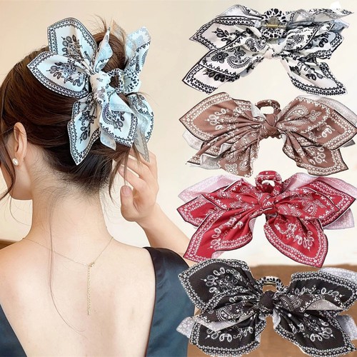 Womens large bow hair claw - large,