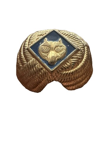 Vintage gold tone blue - gold,