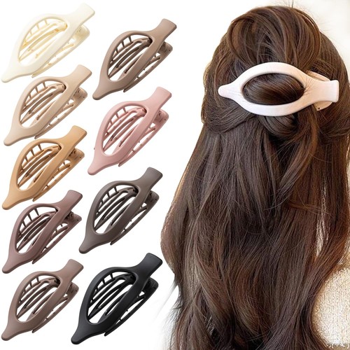 Flat hair clips - hair, pcs