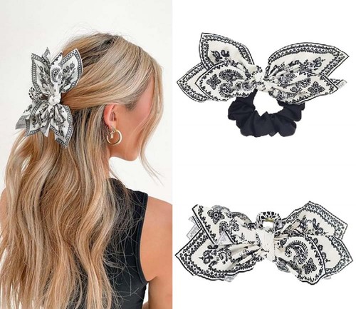 Boho bandana hair claw - hair,