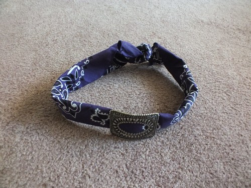 Upcycled repurposed bandana - upcycled,