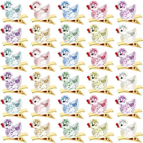 Pcs mini resin hair clips - resin,