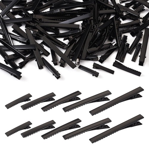 100pcs black alligator hair - 100pcs,