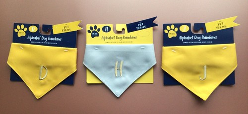 Dog bandana choice letters - dog,