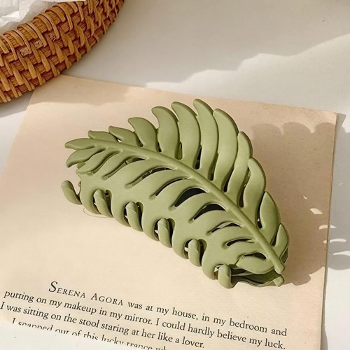 Hair clip 1pc green - 1pc,