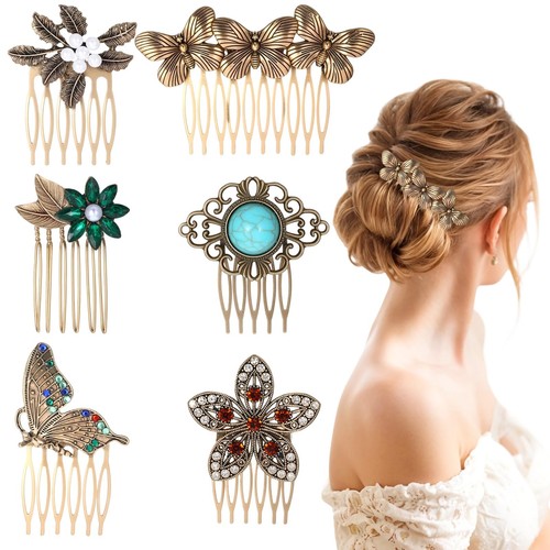 6pcs vintage gold hair - 6pcs,