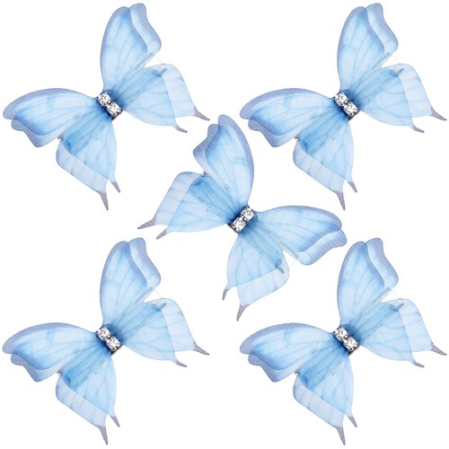 Hinzic 5pcs blue butterfly - hinzic,
