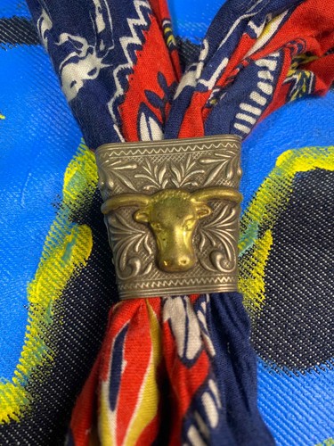 Rrl western metal scarf - metal,