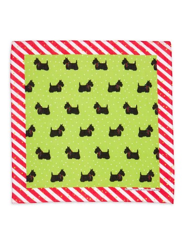 Xmas scottie bandana - xmas,