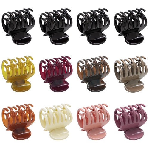 12pcs small claw hair clips - 12pcs,