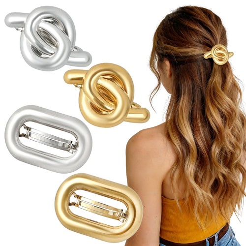 4pcs metal hair - metal, for