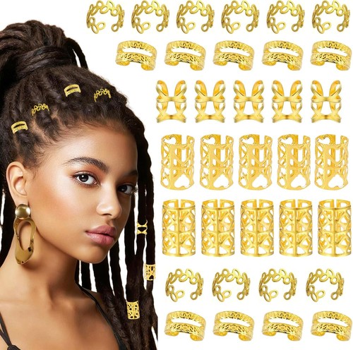 100 pcs gold hair - jewelry, for
